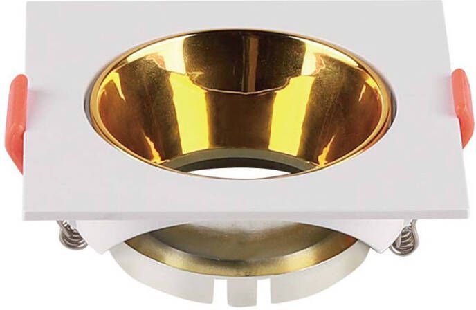 V-tac VT-932-WG LED-spots Inbouwarmatuur GU10 IP20 Wit+Goud Modelnr: VT-932-WG