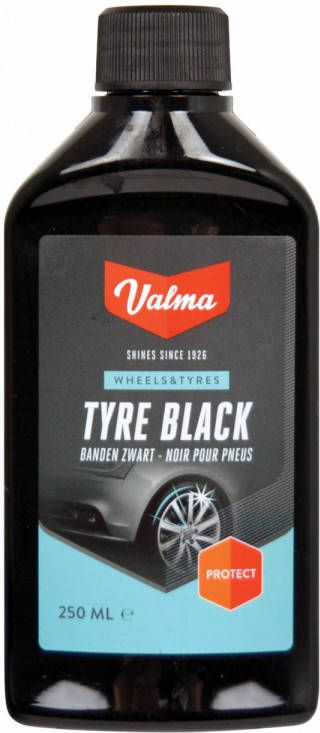 Valma A25S Tyre Black bandenzwart 250ml