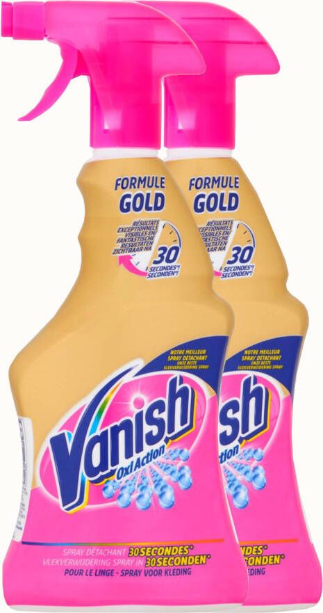 Vanish Oxi Action Gold Vlekverwijderaar Spray 2x500ml