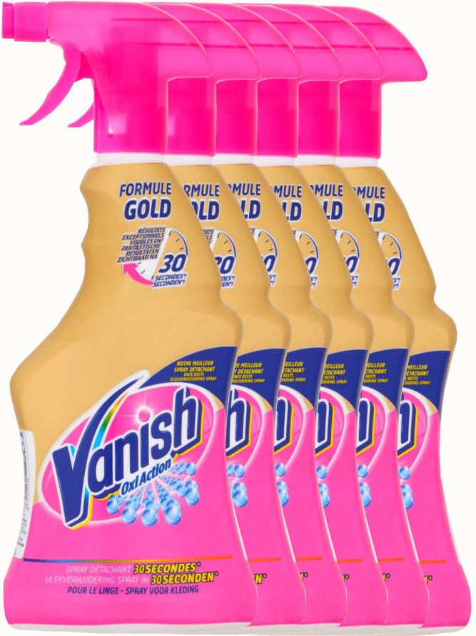 Vanish Oxi Action Gold Vlekverwijderaar Spray 6x500ml