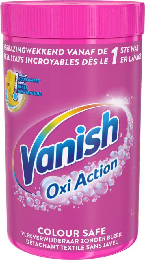 Vanish Oxi Action Poeder Vlekverwijderaar Voor Gekleurde Was 1 5 kg