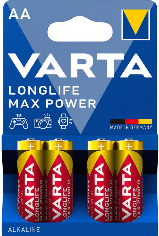 Varta Batterij AA 4X Alkaline Max Power