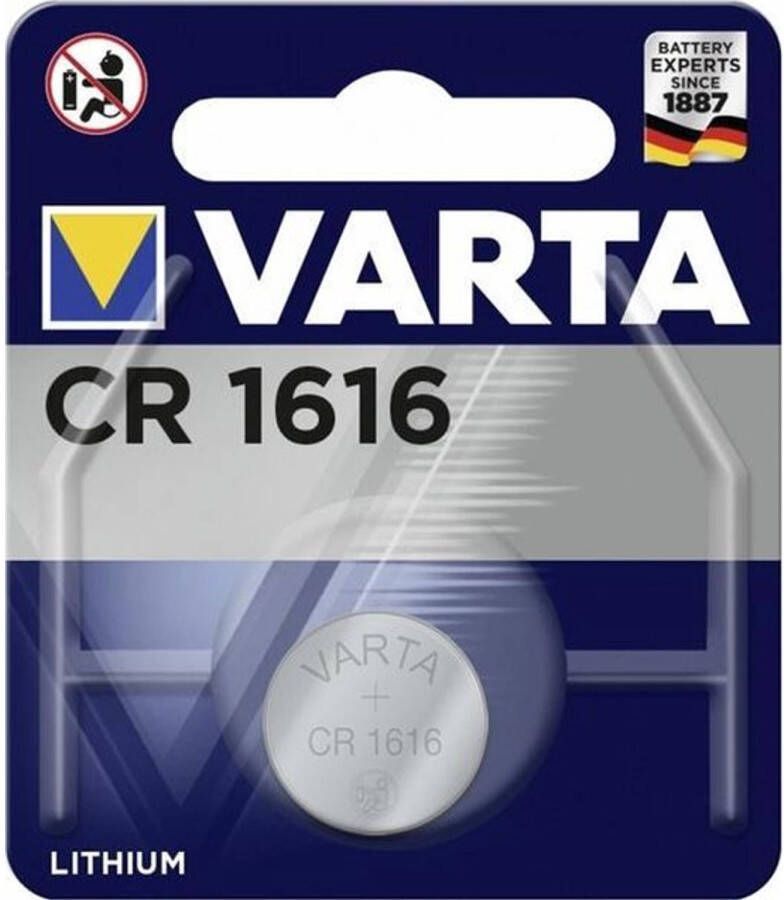 Varta 2 Stuks CR1616 55mAh 3V Lithium knoopcel Professional Electronics