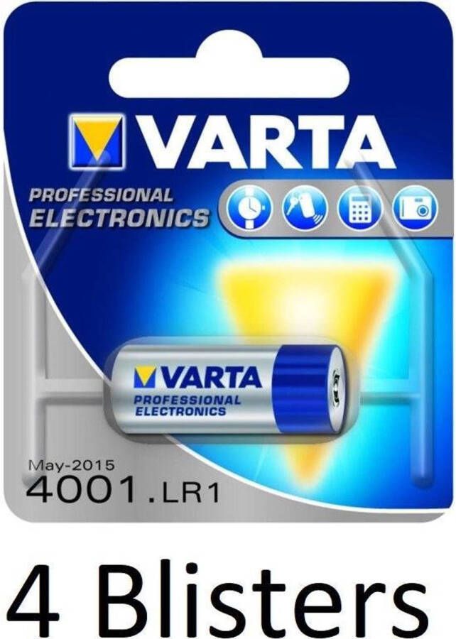 Varta 4 Stuks (4 Blisters a 1 st) N Lady Wegwerpbatterij Alkaline