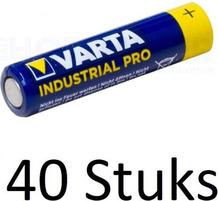 Varta 40 Stuks Industrial Pro AA (Bulk Verpakking)