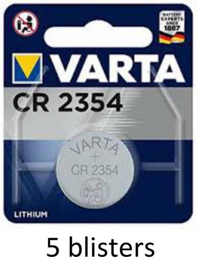 Varta 5x CR2354 Lithium knoopcel batterij 3V