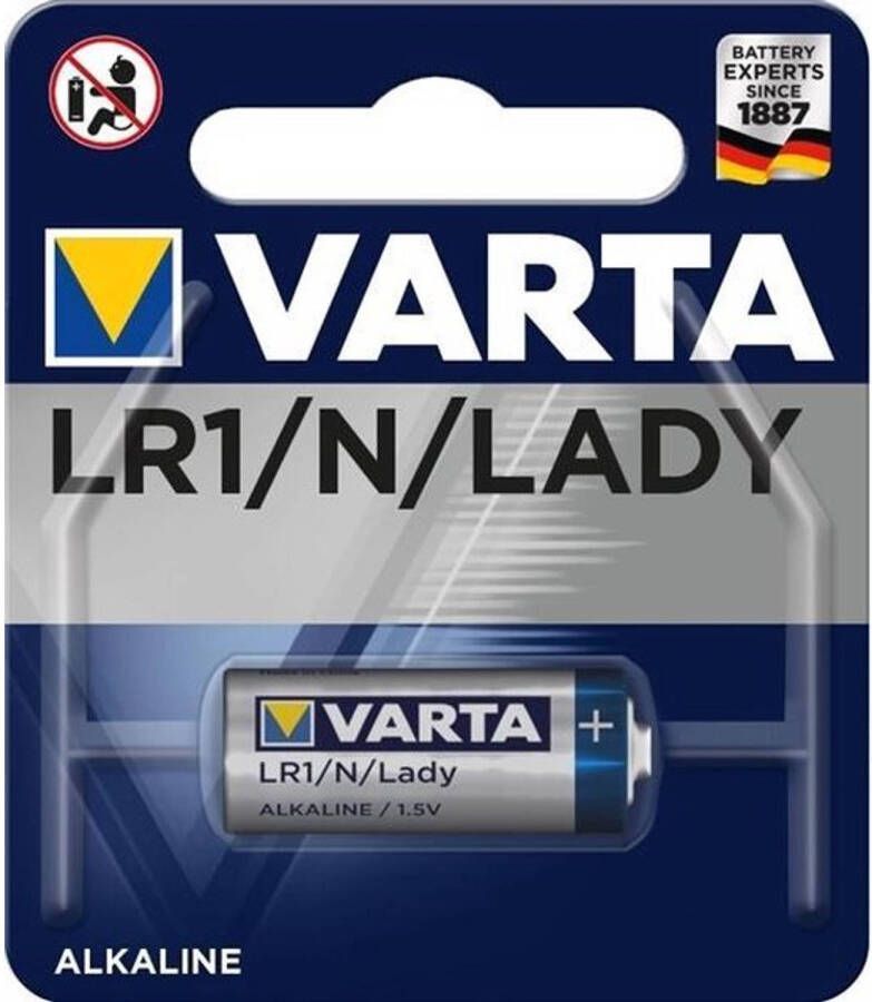 Varta 6 Stuks (6 Blisters a 1 st) N Lady Wegwerpbatterij Alkaline