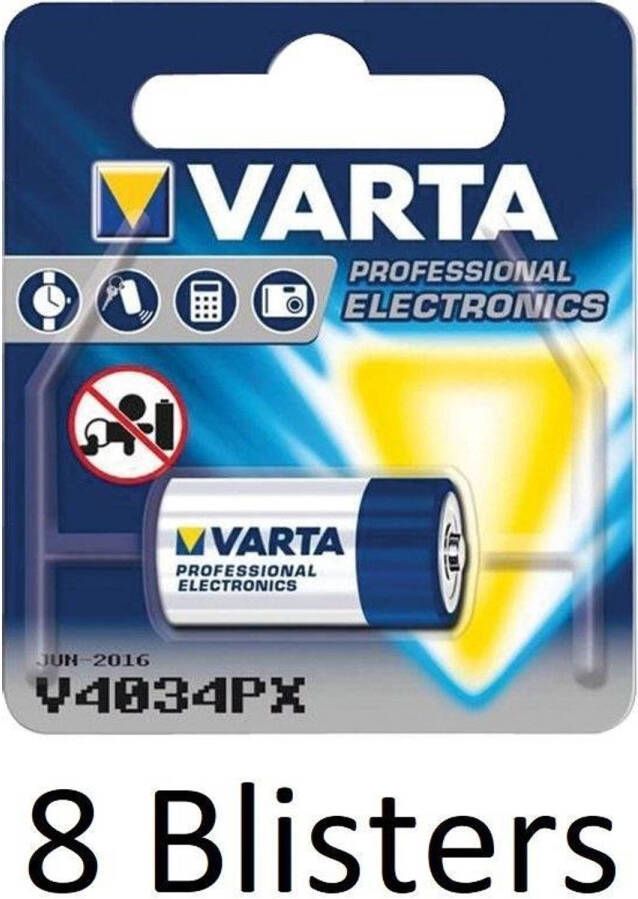 Varta 8 stuks (8 blisters a 1 st) V4034PX batterij