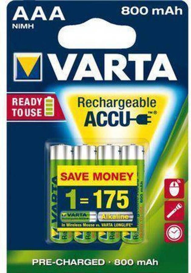 Varta AAA Oplaadbare Batterijen