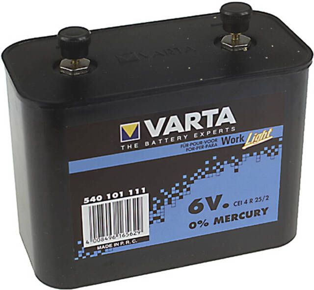 Varta Batterij 2 4r252 6v + Irb ! 540101111