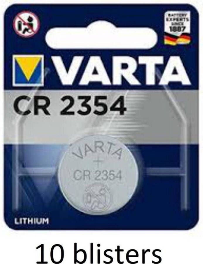 Varta CR2354 Lithium knoopcel batterij 3V 10 stuks