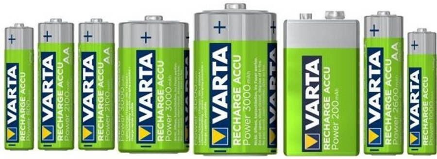 Varta AAA 1000mAh Oplaadbaar Batterij 4 stuks