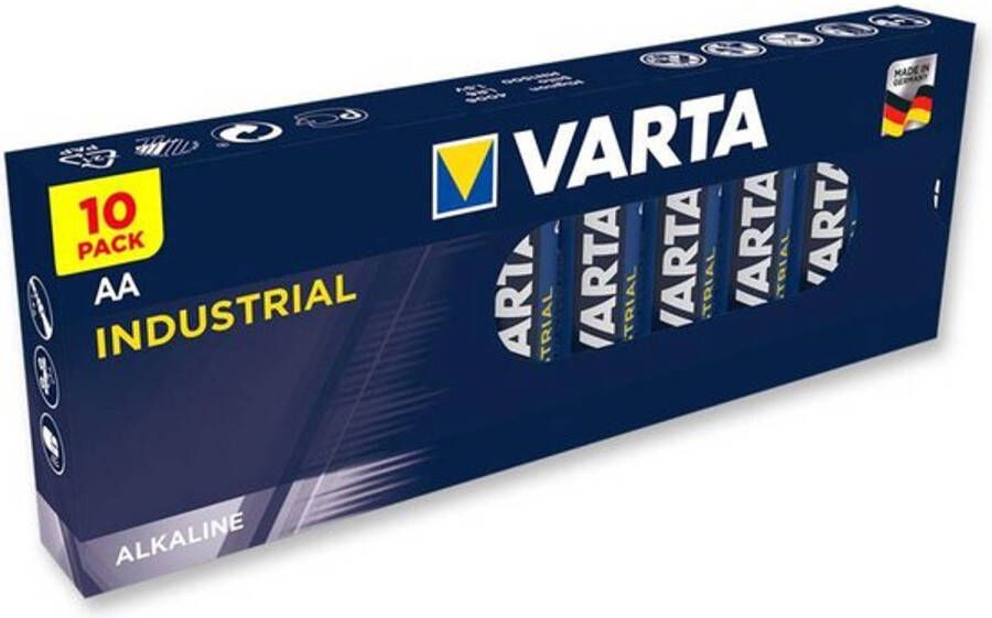 Varta Industrial Pro Mignon AA Batterij 4006 (10st) 4008496882069