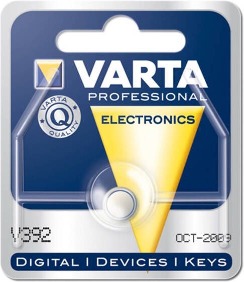 Varta Knoopcel Batterij V392lr41 Zilver +irb !