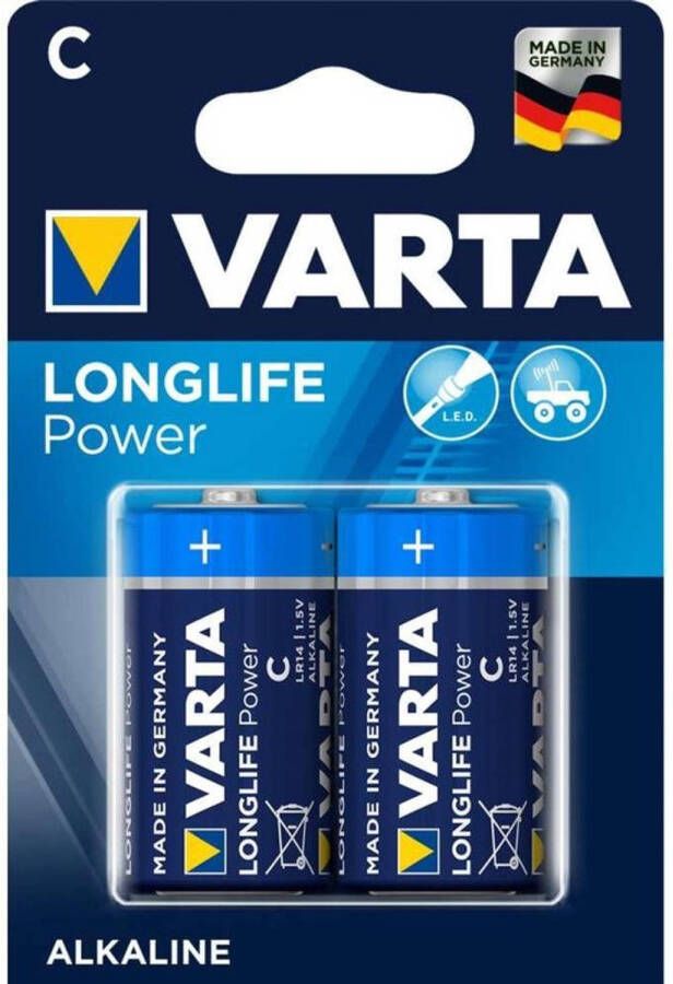 Varta Longlife Power 2x C-cell Alkaline