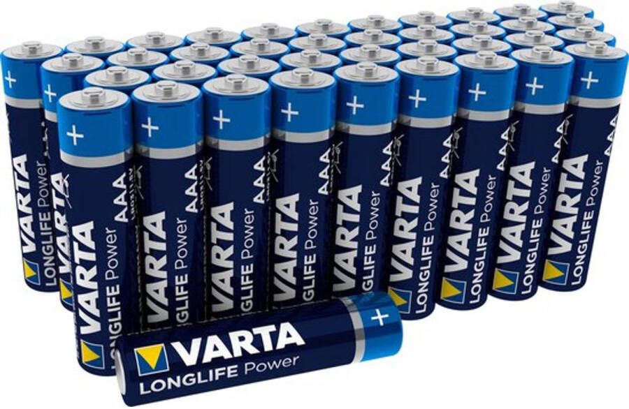 Varta Longlife Power AAA Batterijen 40 stuks