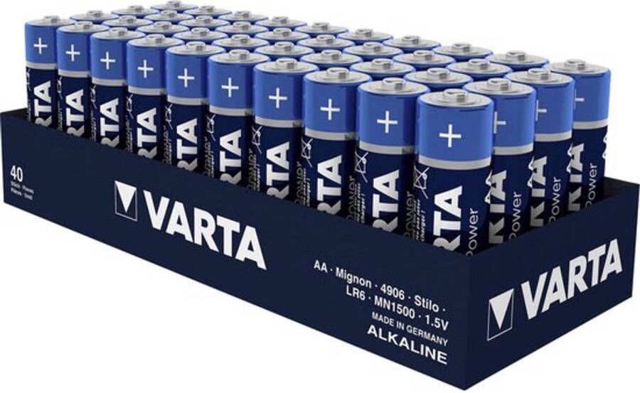 Varta Longlife Power LR06 AA batterij (penlite) Alkaline 1.5 V 40 stuk(s)