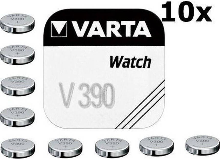 Varta V390 80mAh 1.55V knoopcel batterij 10 stuks