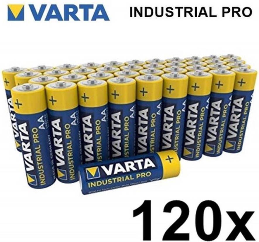 Varta Voordeelpack Industrial PRO LR6 AA alkalisch 120 Stuks