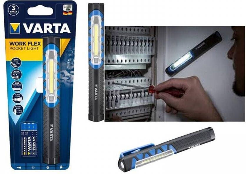 Varta Work Flex Pocket Light Lamp 17647101421