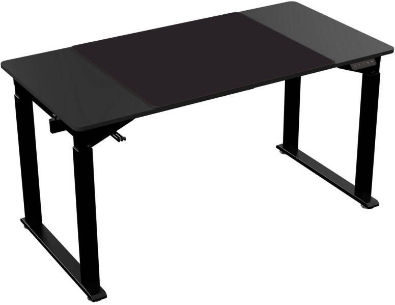 VDD Bureau zit sta elektrisch verstelbaar game bureau ergonomische werkplek 130 kg belastbaar 140 x 70 cm