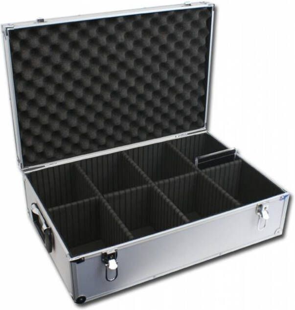 VDD CD koffer DJ case voor 140 CDs zilver