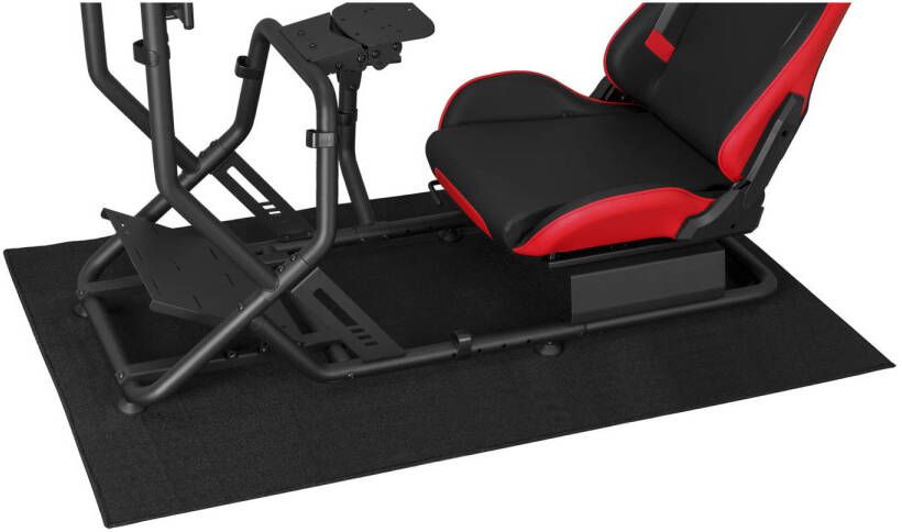 VDD Race cockpit mat anti slip vloerbescherming race cockpit vloermat sim racing vloermat XXL formaat 170 cm x 65 cm