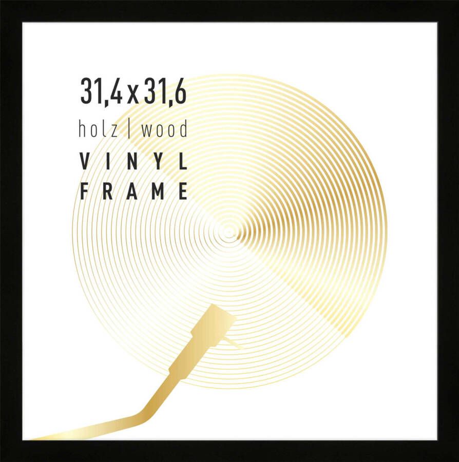 VDD Vinyl lp platen wissellijst frame lijst voor inlijsten LP vinyl elpee platen hout
