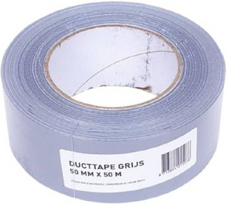 Veba duct tape reparatietape zilver 50 meter x 48 mm Tape (klussen)