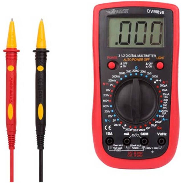 Velleman Perel Digitale Multimeter Cat. Iii 600 V Cat Iv 300 V 1999 Punten