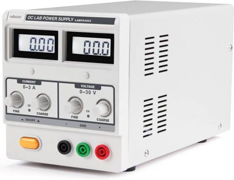 Velleman LABPS3003 labovoeding 0 30 volt DC 0 3 ampere