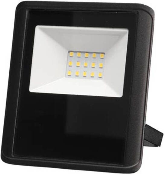 Perel Led-schijnwerper 10 W 700 Lm 12.8 X 5.2 X 11.3 Cm Ip65 Zwart Aluminium