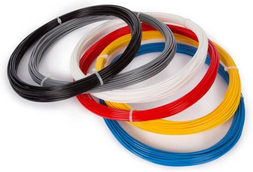 Velleman SET MET PLA-FILAMENT 1.75 mm 6 KLEUREN VOOR 3D-PRINTER EN 3D-PEN