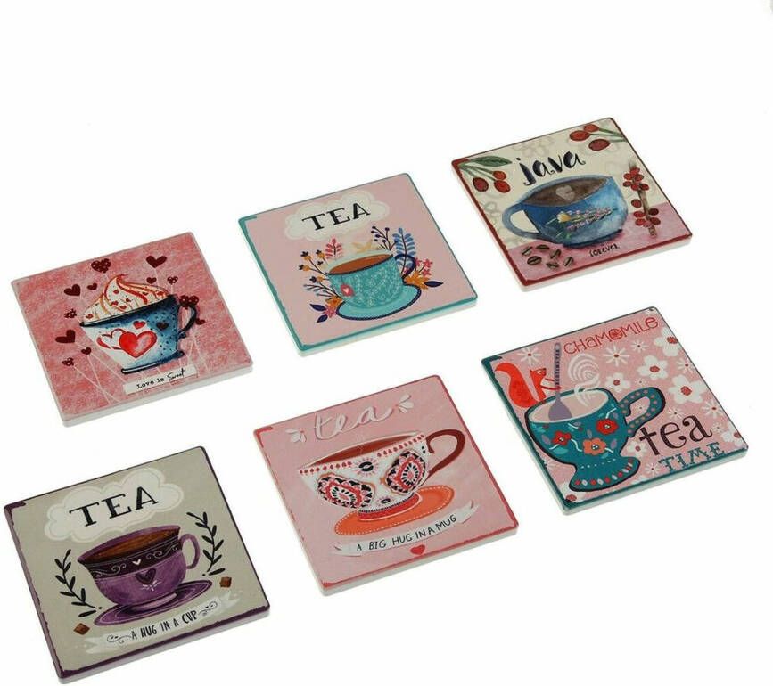 Versa Onderzetters Tea (10 x 10 cm) (6 Onderdelen)