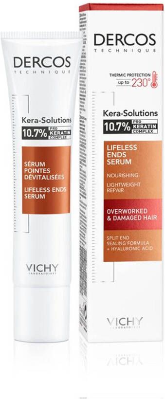 Vichy Dercos Kera-Solutions Levenloze Einden Voedend Serum voor gespleten haarpunten 40ml