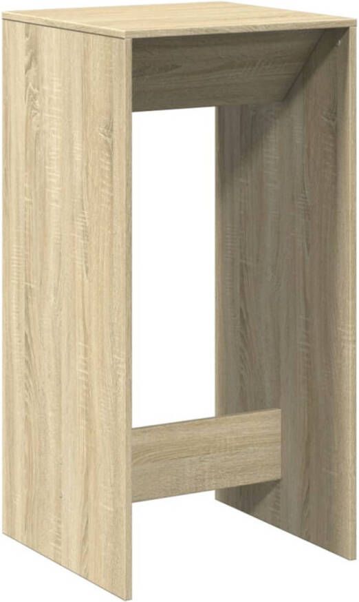 VidaXL Bartafel 51x50x103 5 cm bewerkt hout sonoma eikenkleurig