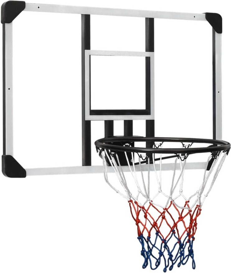 VidaXL Basketbalbord 90x60x2 5 cm polycarbonaat transparant