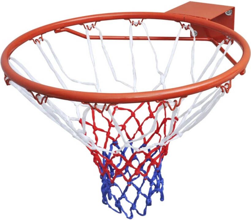VidaXL Basketbalringset met net 45 cm oranje