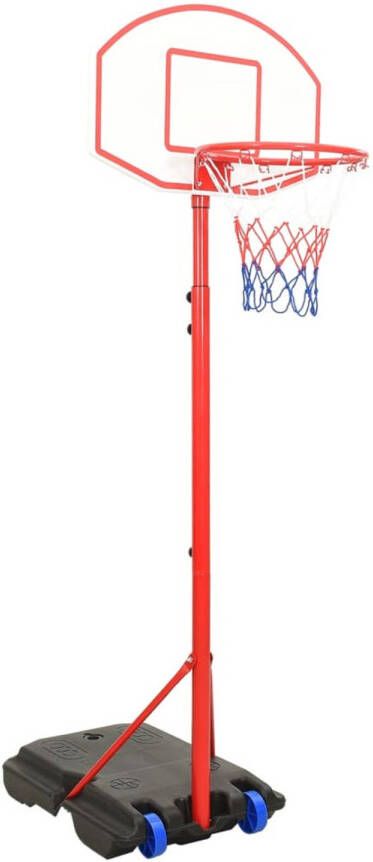 VidaXL Basketbalset draagbaar verstelbaar 200-236 cm