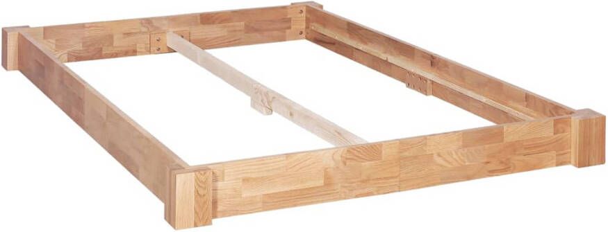 VidaXL Bedframe massief eikenhout 140x200 cm