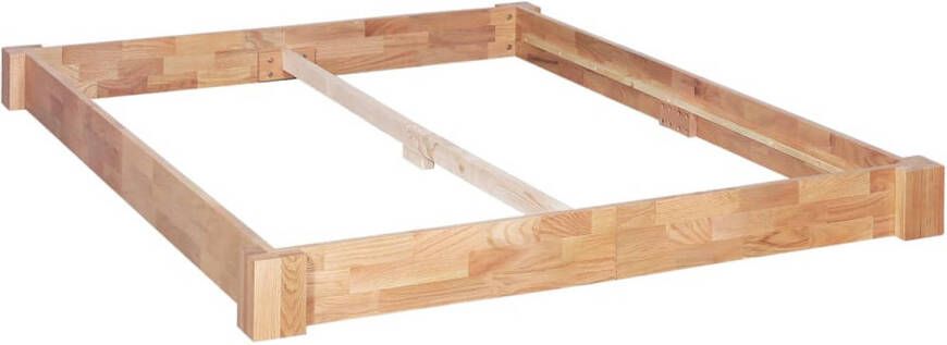 VidaXL Bedframe massief eikenhout 160x200 cm