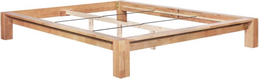 VidaXL Bedframe massief eikenhout 160x200 cm