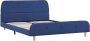 VidaXL -Bedframe-stof-blauw-140x200-cm - Thumbnail 2