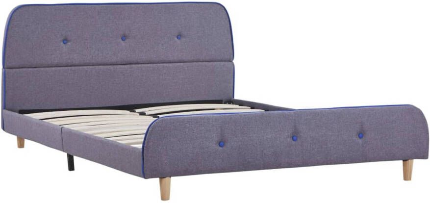 VidaXL Bedframe stof lichtgrijs 140x200 cm