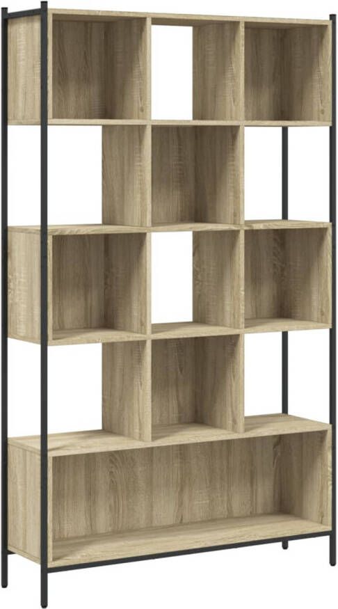 VidaXL Boekenkast 102x28x172 cm bewerkt hout sonoma eikenkleurig