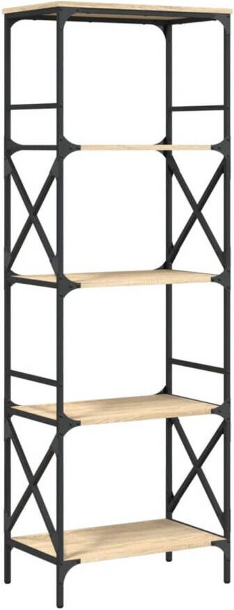 VidaXL Boekenkast 5-laags 59 x 35 x 171 cm bewerkt hout sonoma eiken