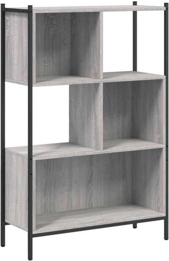 VidaXL Boekenkast 72x28x109 cm bewerkt hout grijs sonoma eikenkleurig