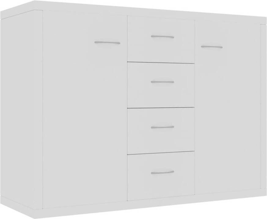 VidaXL Dressoir 88x30x65 cm bewerkt hout wit