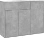 VidaXL Dressoir 88x30x70 cm bewerkt hout betongrijs - Thumbnail 2