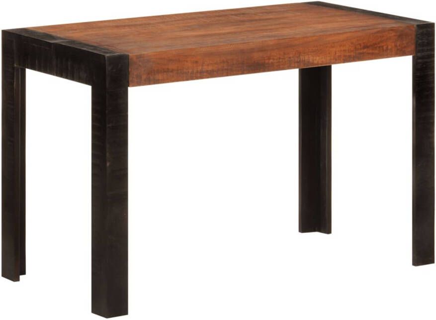 VidaXL Eettafel 120x60x76 cm massief mangohout honingbruin